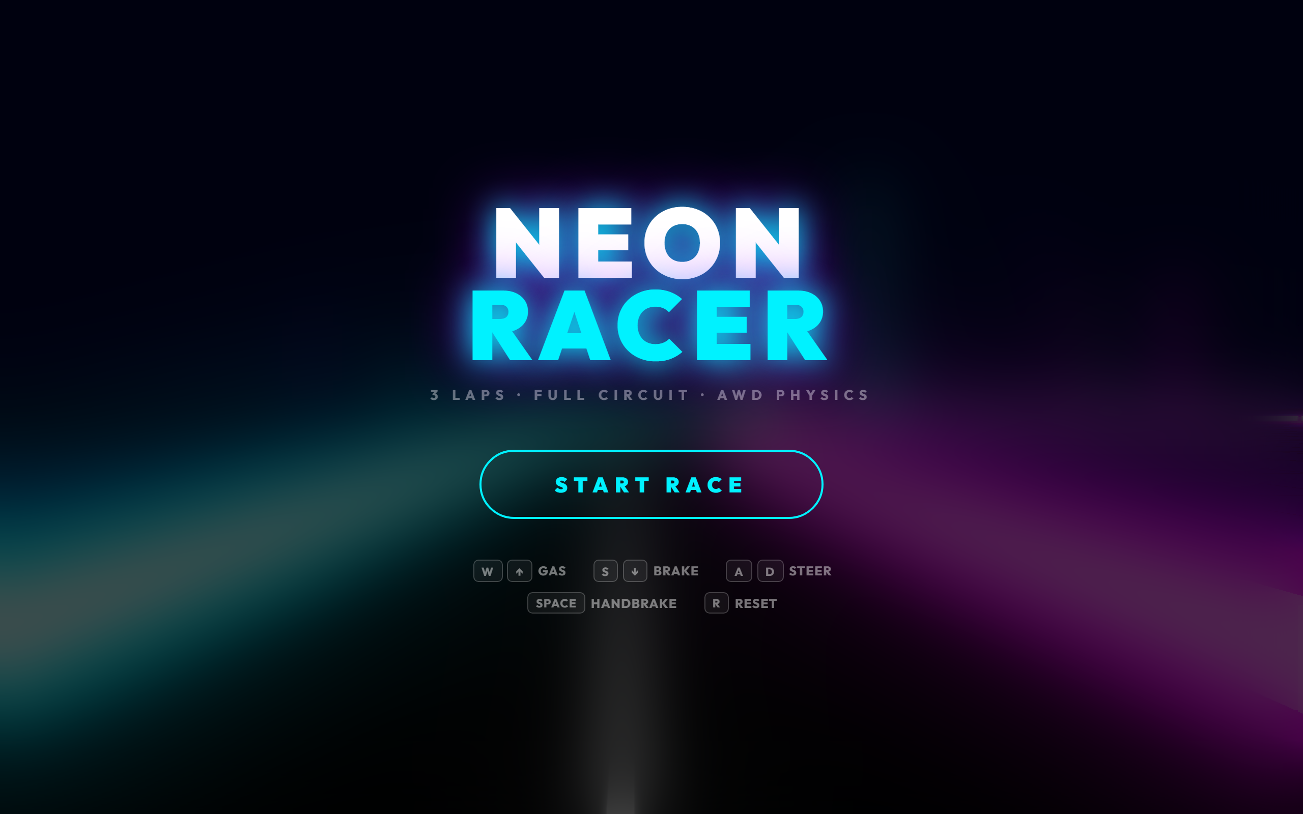 Neon Racer 3D game preview